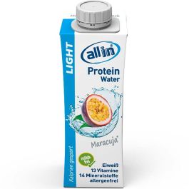 allin® LIGHT Protein Water Maracuja, okZ, -A
