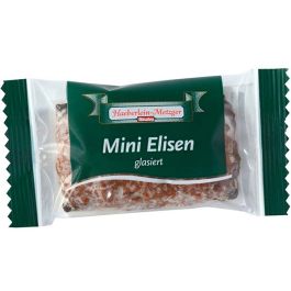 Mini-Elisen Lebkuchen, glasiert