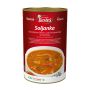 Soljanka, pikante Suppen-Spezialität, servierfertig