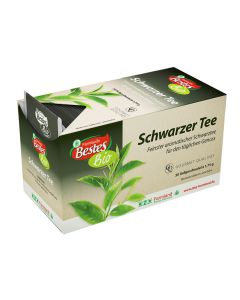 Bio-Schwarzer Tee, kuvertiert, okZ, -A