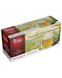 Fenchel-Anis-Kümmel-Tee in Tassenbeutel, okZ, -A