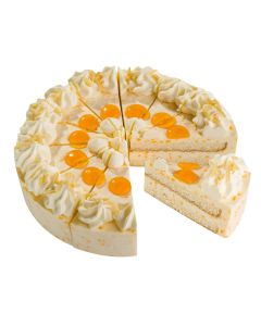Mandarinen-Sahne-Torte, 4 x 12 Port.