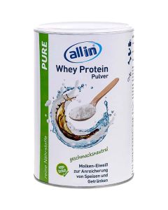 allin Pure Whey Protein Pulver geschmacksneutral