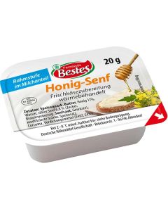 Frischkäsezubereitung Honig-Senf, Rahmstufe, okZ